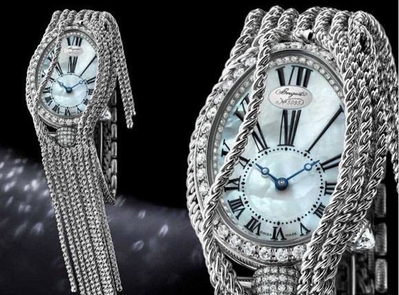 宝玑那不勒斯女表系列200周年纪念版钻石腕表